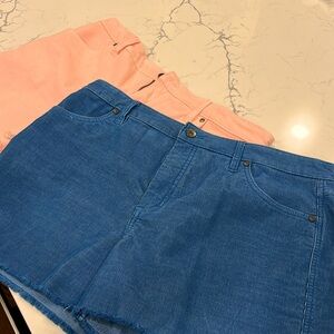 Carve Design Corduroy cutoff shorts